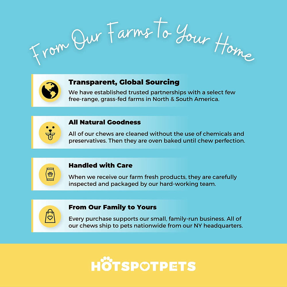 Hotspot Pets cascos de vaca para perro, conjunto de cinco piezas.