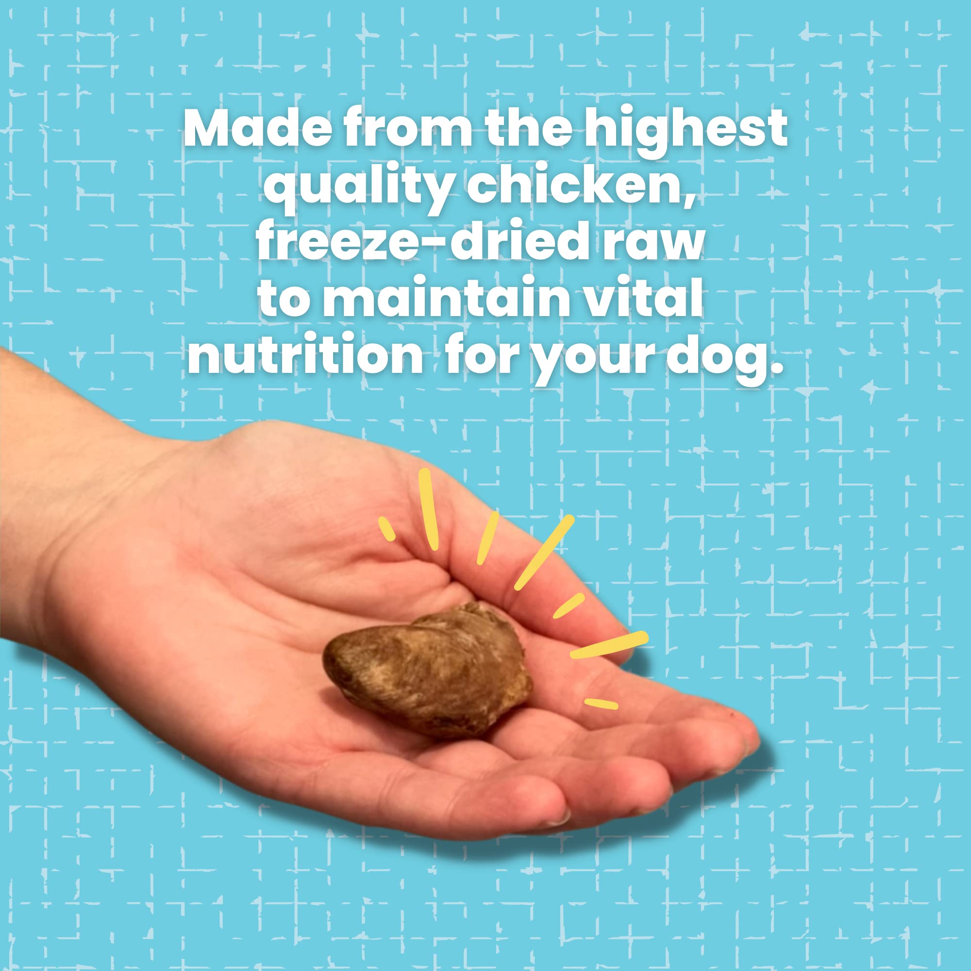 Topper sobre croquetas con corazones de pollo Hotspot Pets