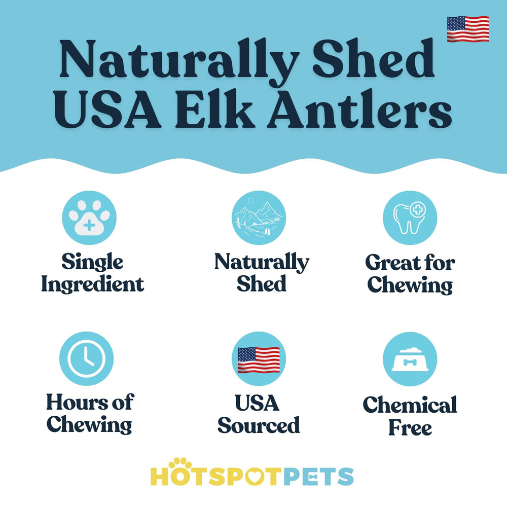 Hotspot Pets masticables de alce sin olor para uso en interiores.