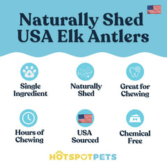 Hotspot Pets masticables de alce sin olor para uso en interiores.