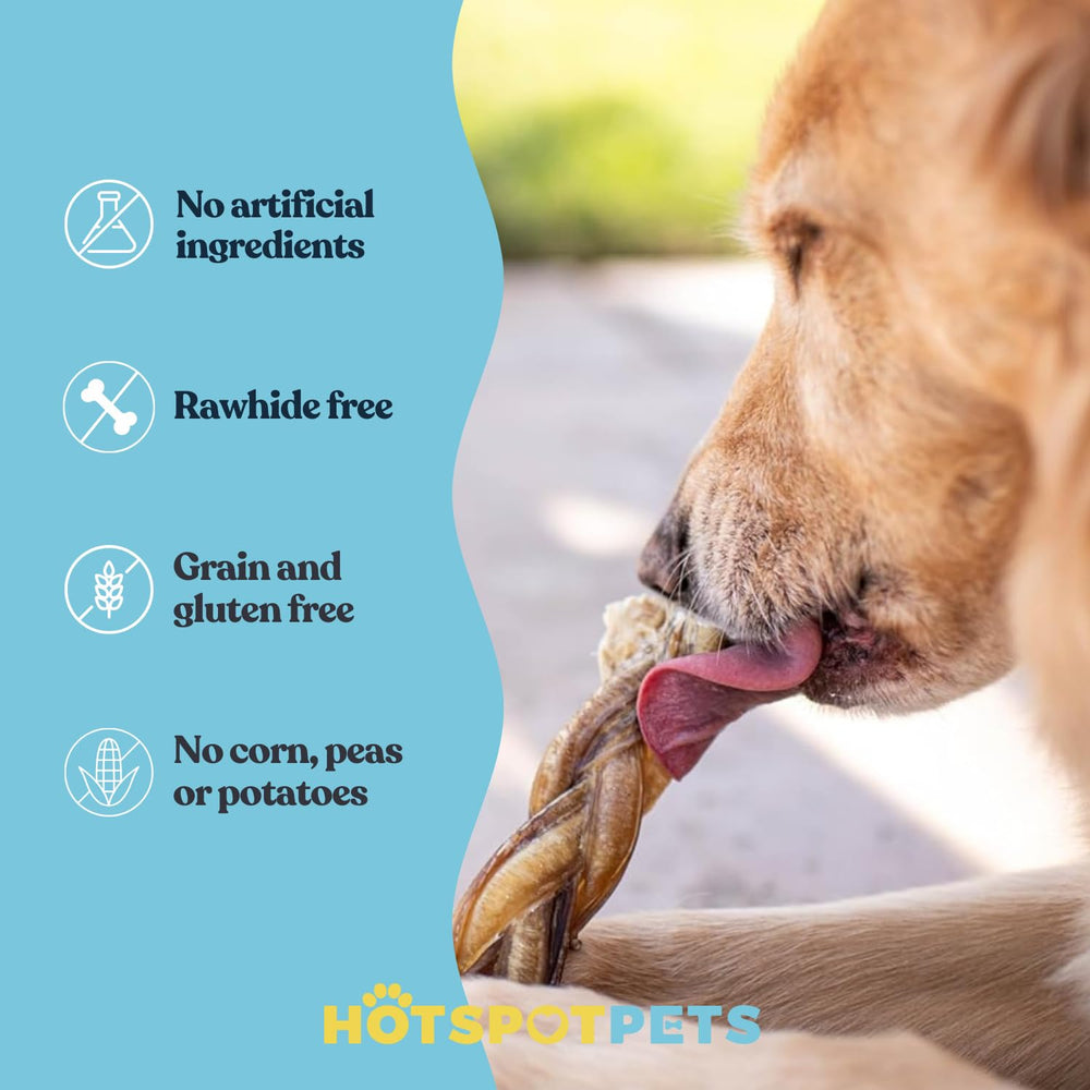 Hotspot Pets palitos de carne 100% natural, 6 pulgadas para merienda proteica.