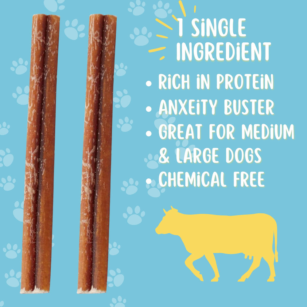 hotspot pets palitos de res 6 pulgadas: aptos para perros medianos con dieta sin granos