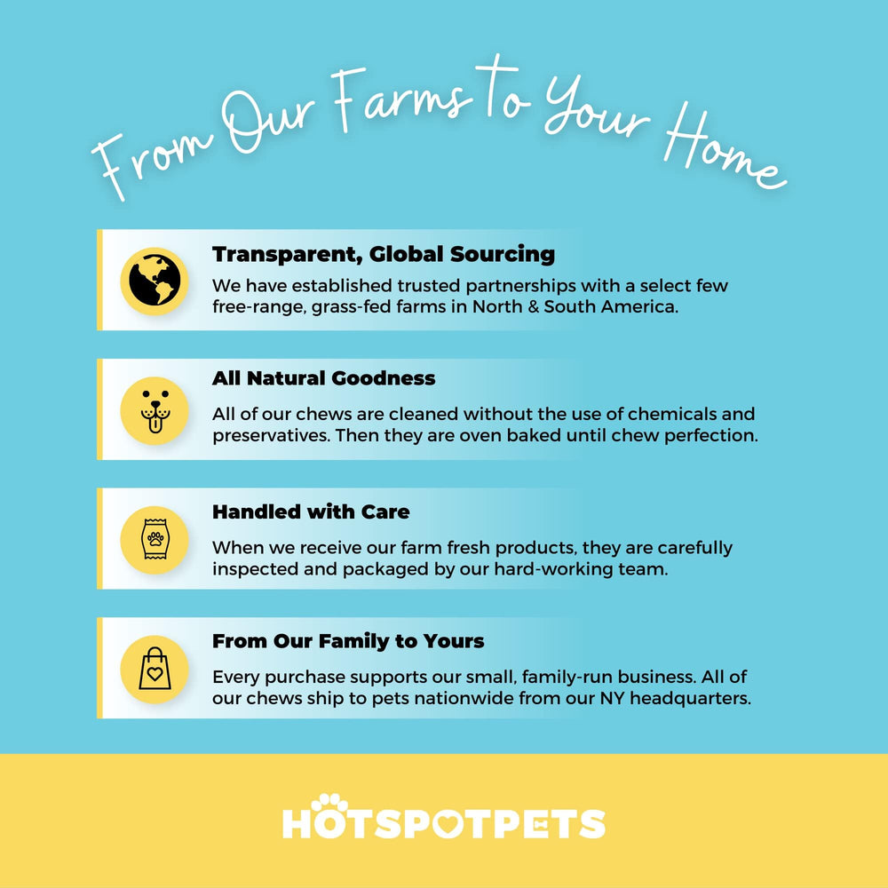 Hotspot Pets palitos de carne para meriendas en público, sabor agradable para perros.