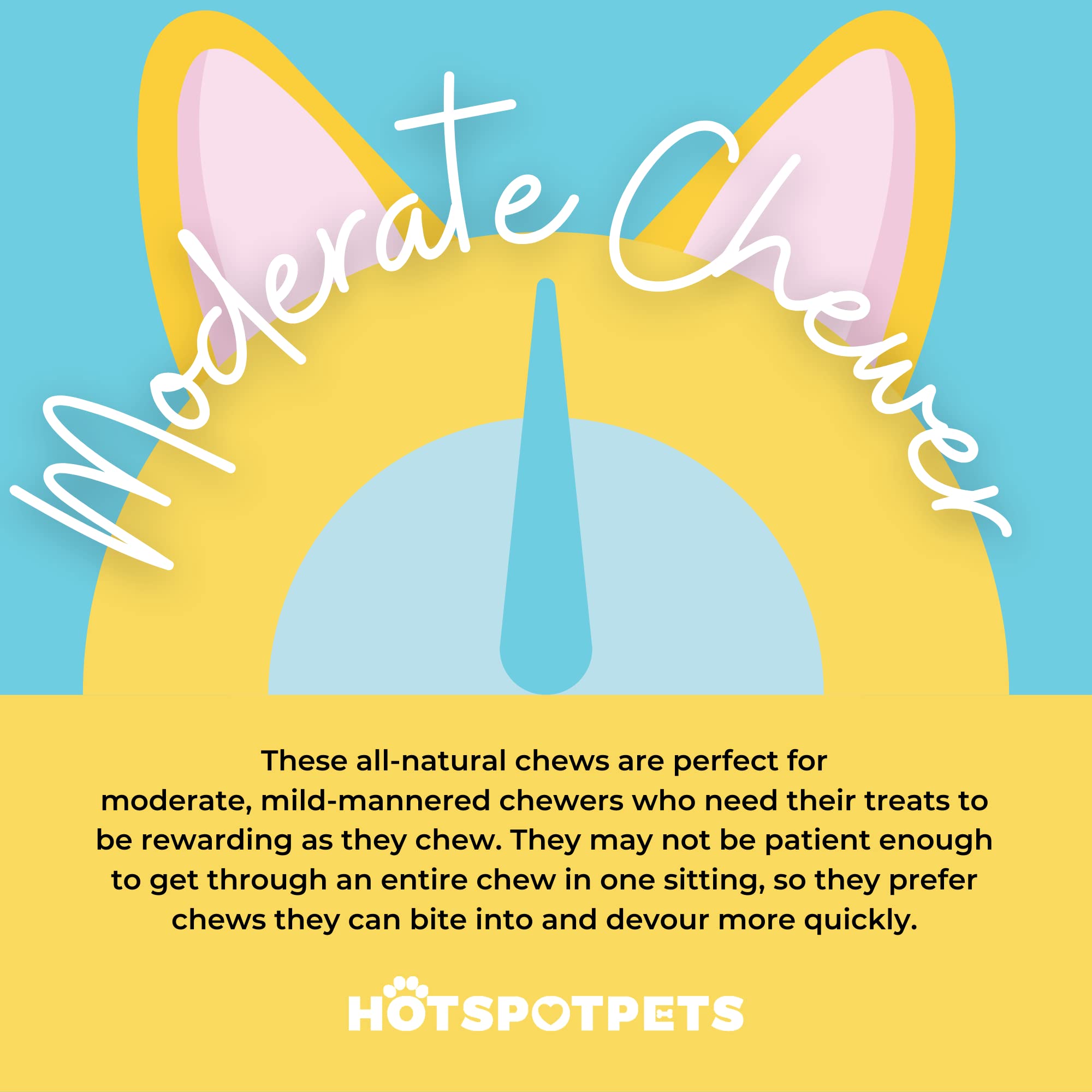Hotspot Pets alternativa natural contra cuero crudo para perros que mastican mucho.