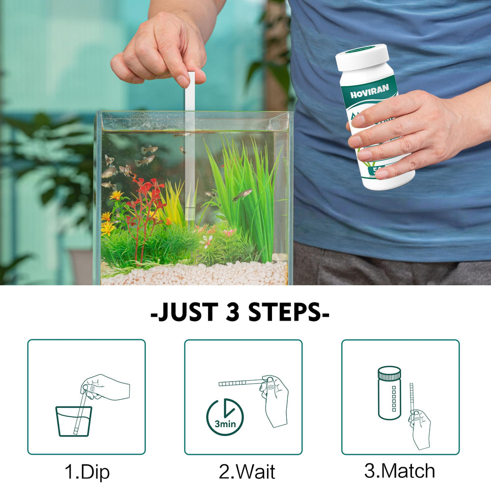 Tira HOVIRAN para agua dulce, monitorea amoníaco con fiabilidad