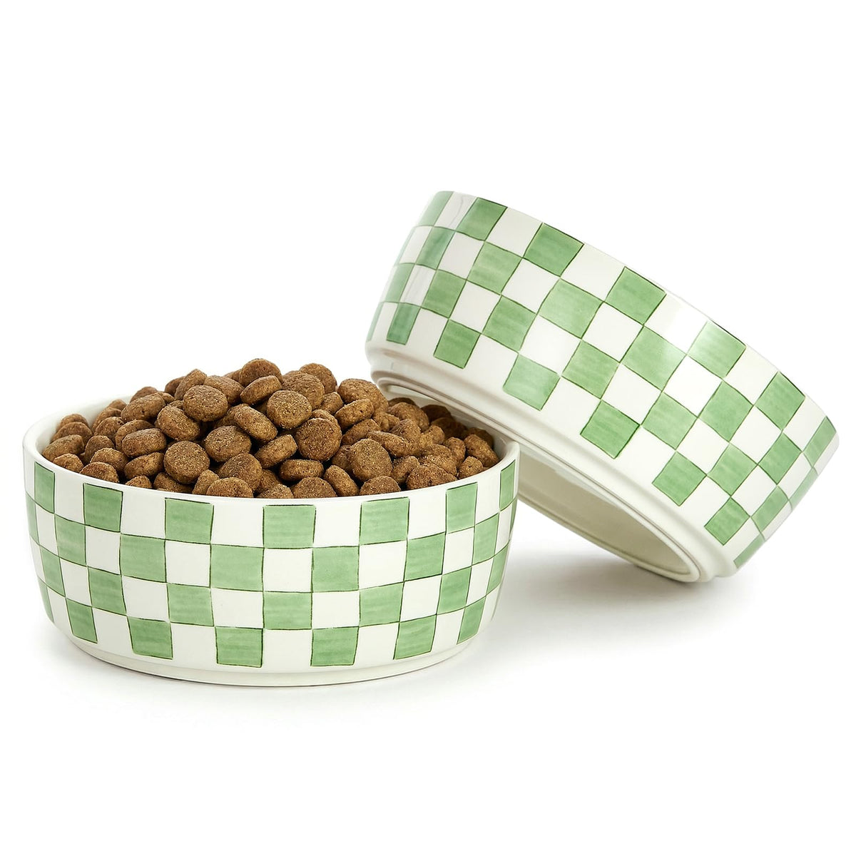 Howise comedero ceramico para perros pequeños, juego de 2 con base antideslizante