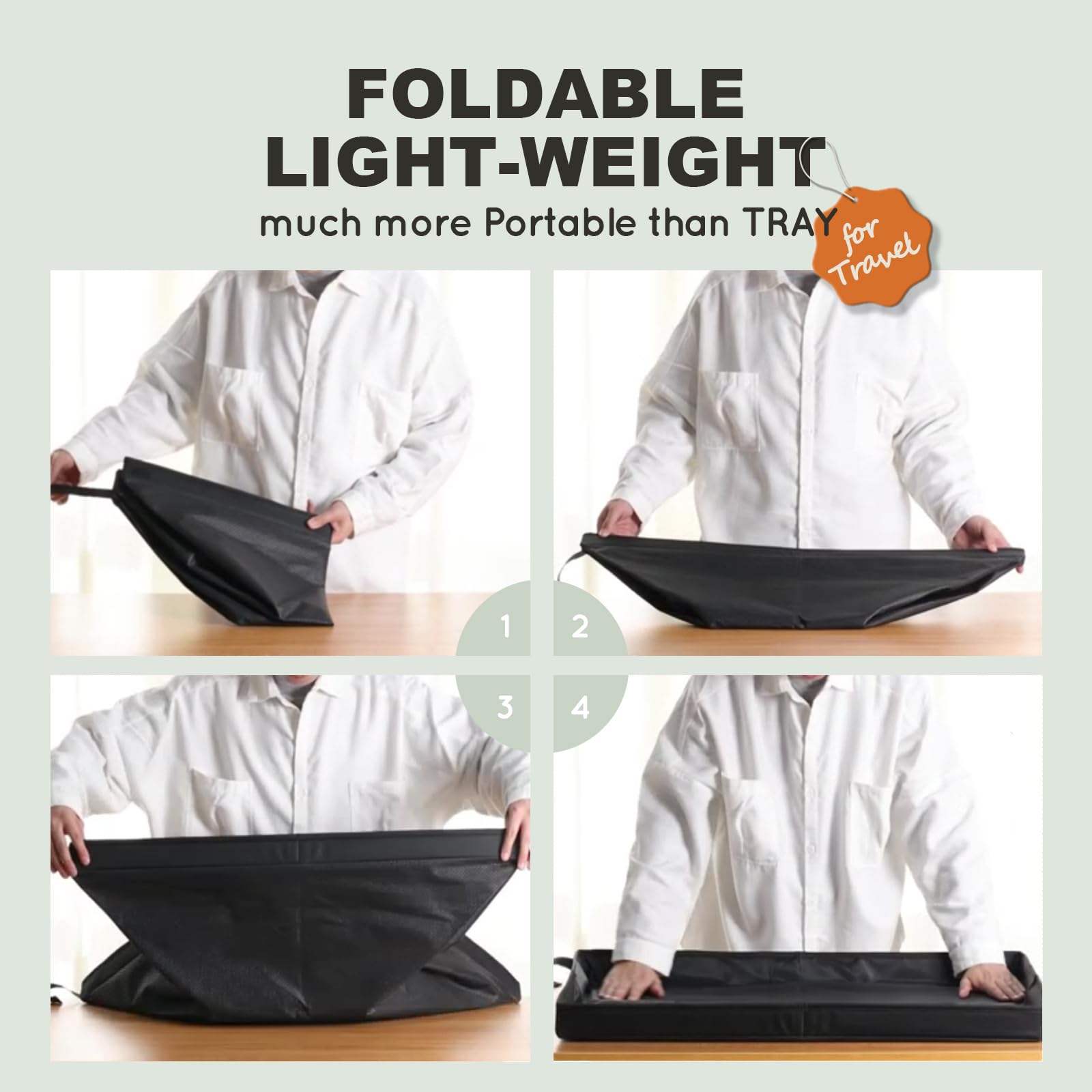 HQ4US 4LEGS: base plegable para latrina canina, fácil de transportar