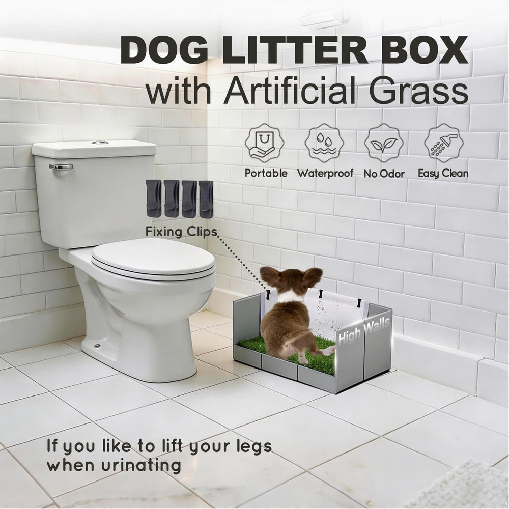 HQ4US 4LEGS: césped artificial olor neutro, cómodo para el perro