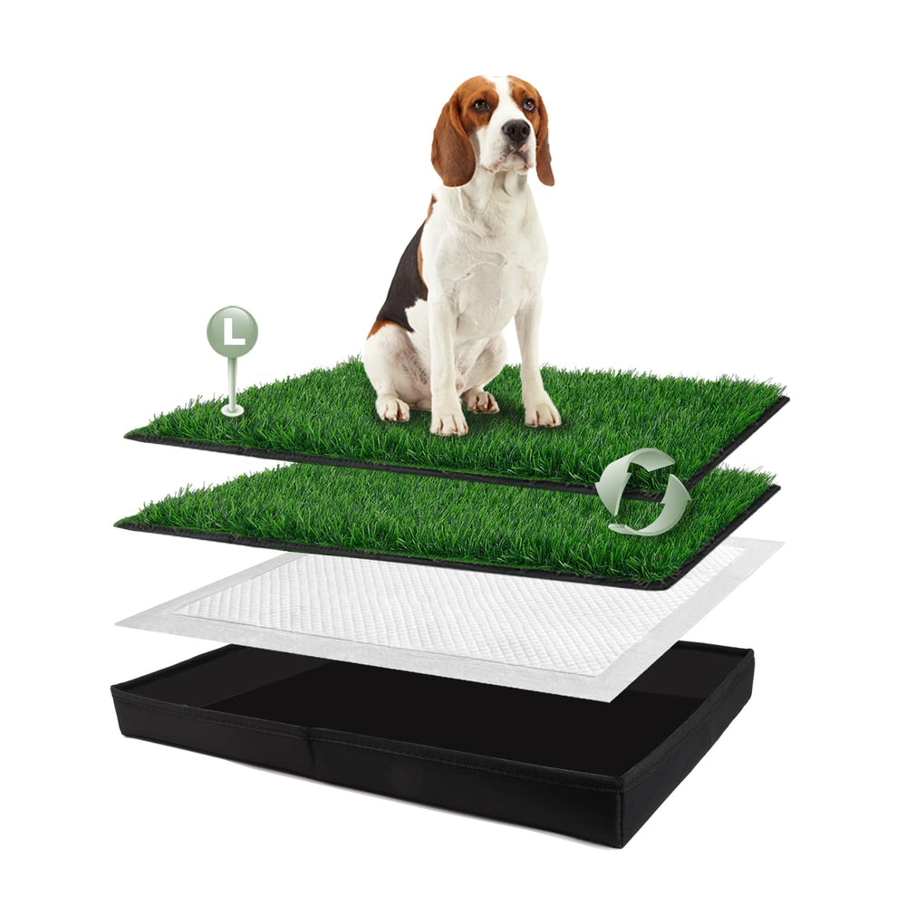 HQ4US 4LEGS cesped artificial para interior o balcon, cómodo para el perro.