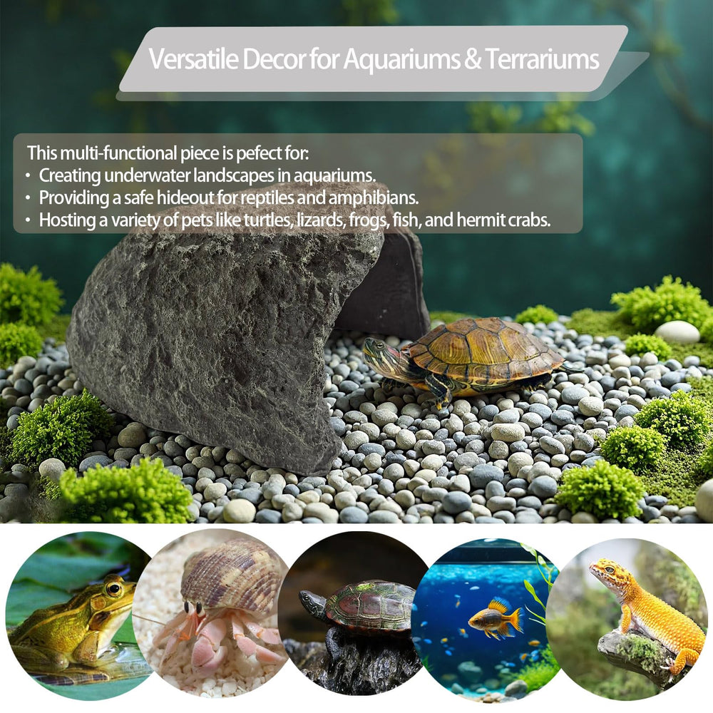 HSIFMATE diseño natural realista mejora la estética del terrario
