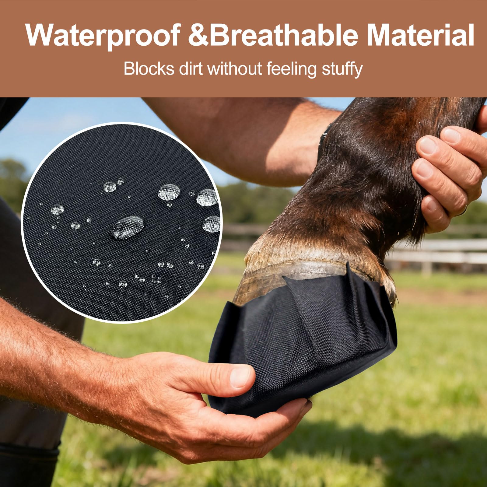HTtoy Protección duradera para herraduras con material resistente.