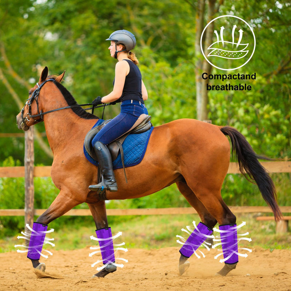 HUAME botas uso diario exterior para caballos en pastos y paseos.