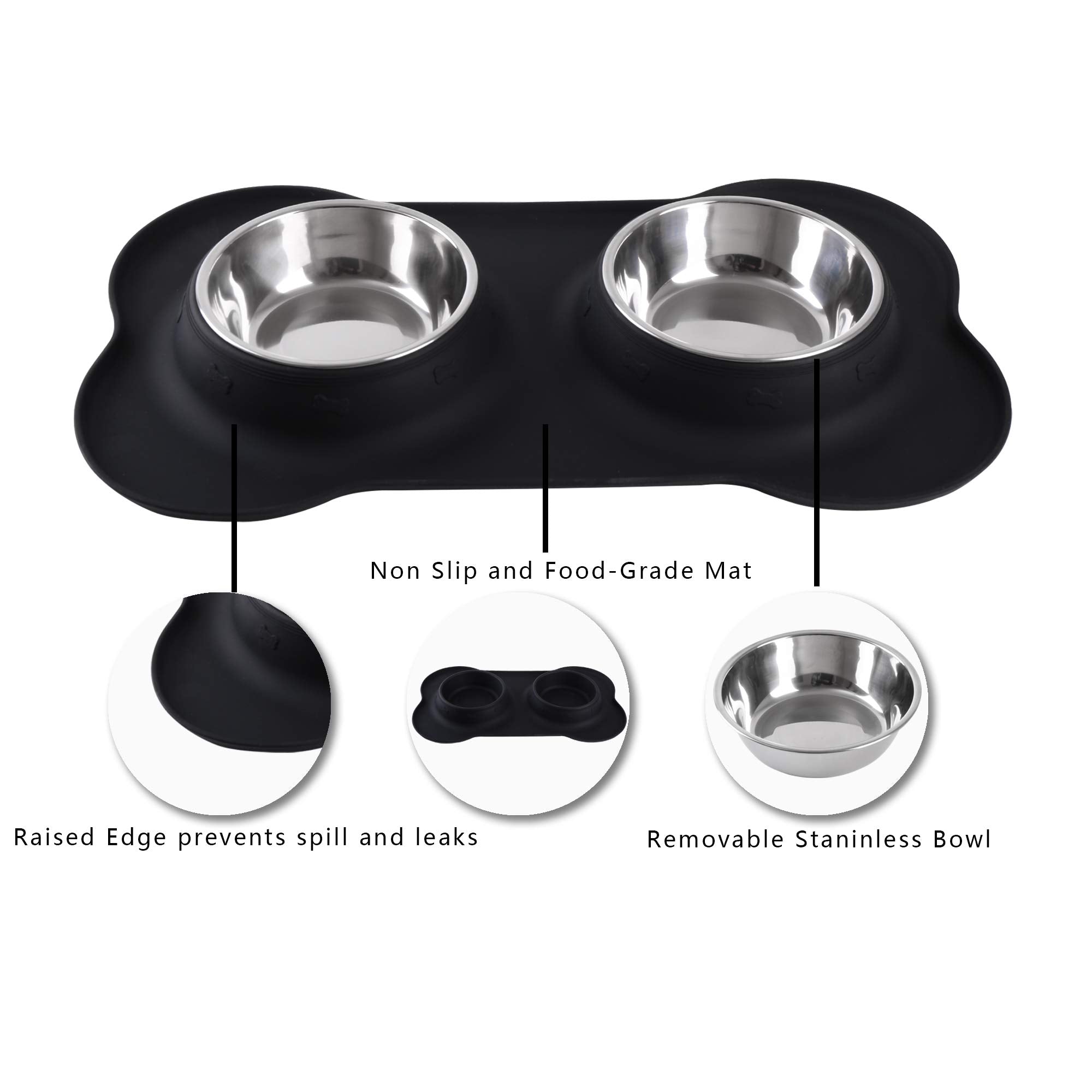 Hubulk cuchara medidora para porciones de comida y agua