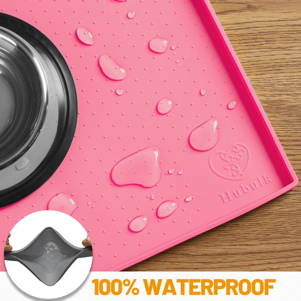 Hubulk mat para limpieza rápida rosa, fácil de limpiar.