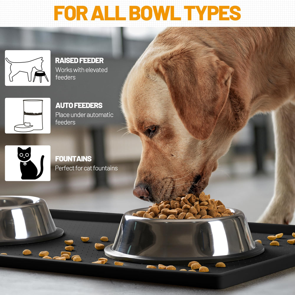 Hubulk tapete versátil para tazones de perros y gatos.