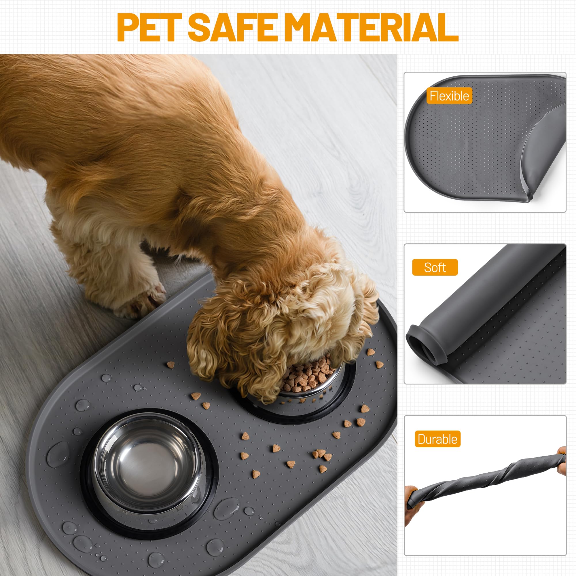 Hubulk apta para tazones de perros y gatos de distintos tamaños.