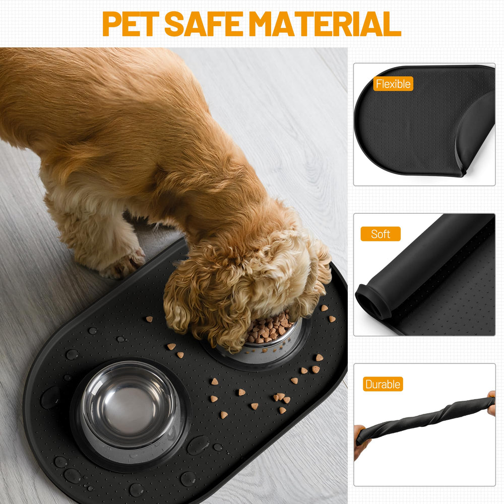 Hubulk uso múltiple con cuencos para perros y gatos y bebederos.