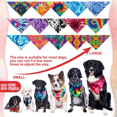Bandana triangular de poliéster suave, transpirable para uso diario.
