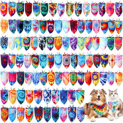 Bandana Huhumy para perro patron vibrante para paseos festivos.