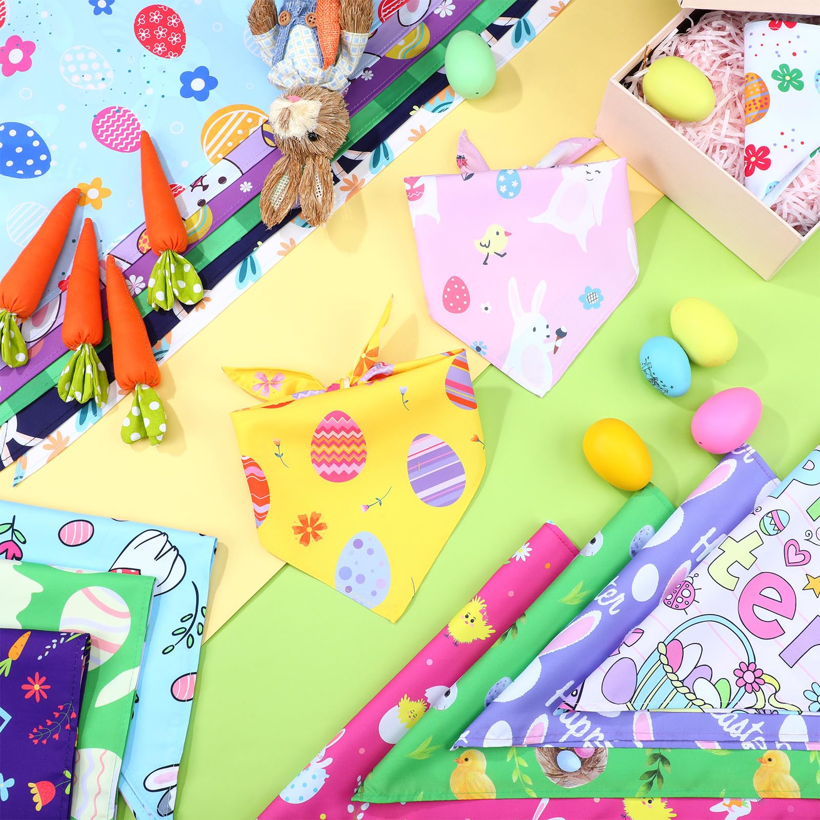 Conjunto de 150 bandanas Huhumy para mascotas, múltiples estilos.