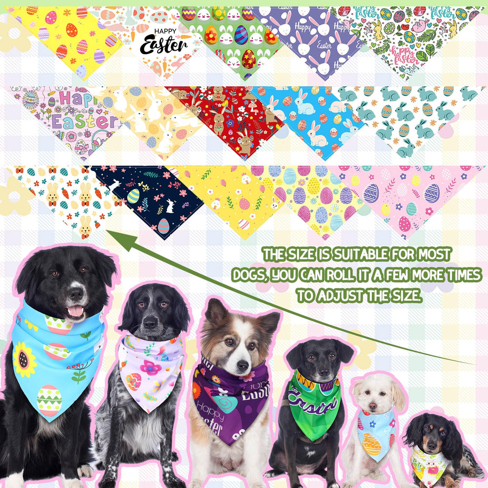 Bandana triangular Huhumy con ajuste cómodo para perros medianos.