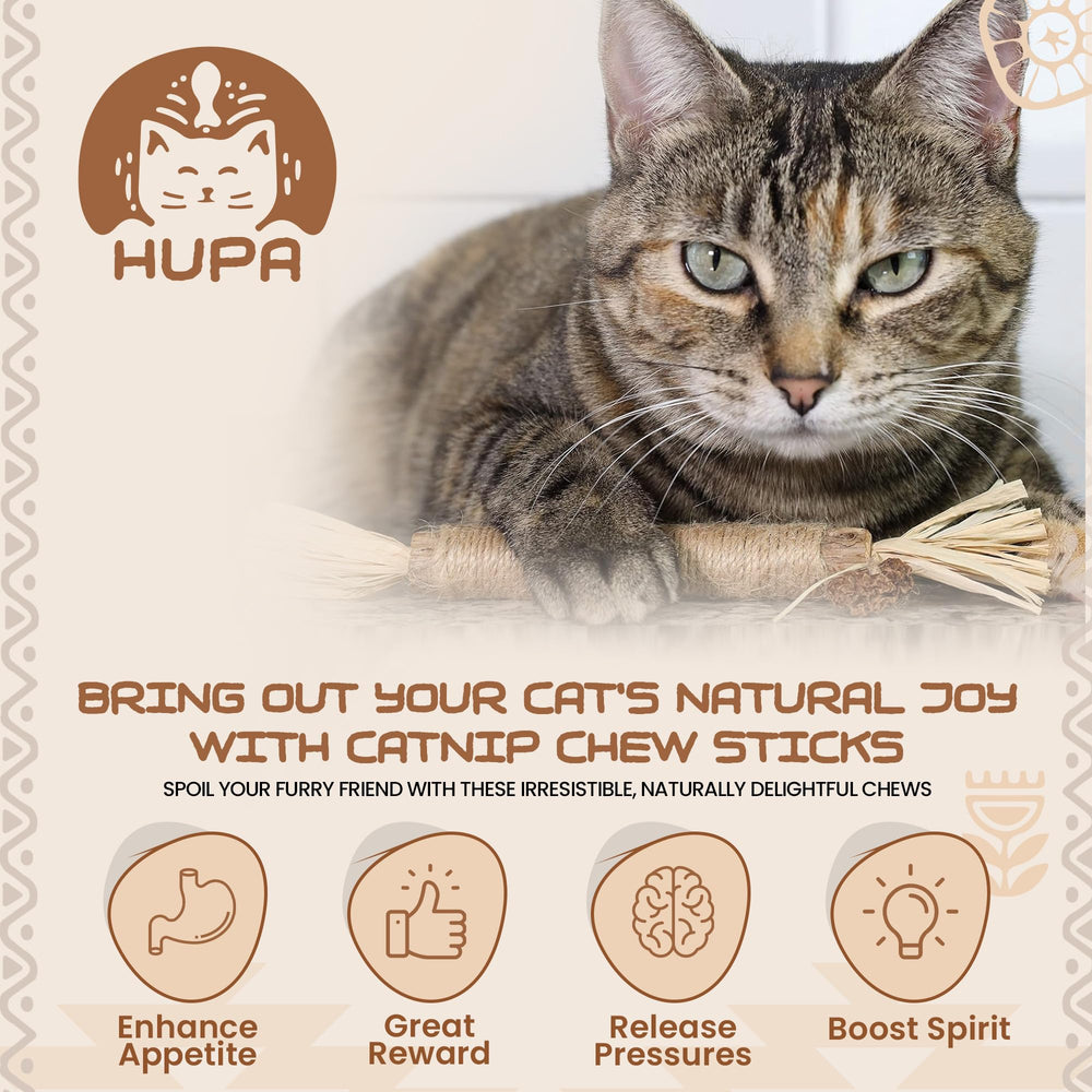 HUPA palitos Silvervine para gatos de todas las edades
