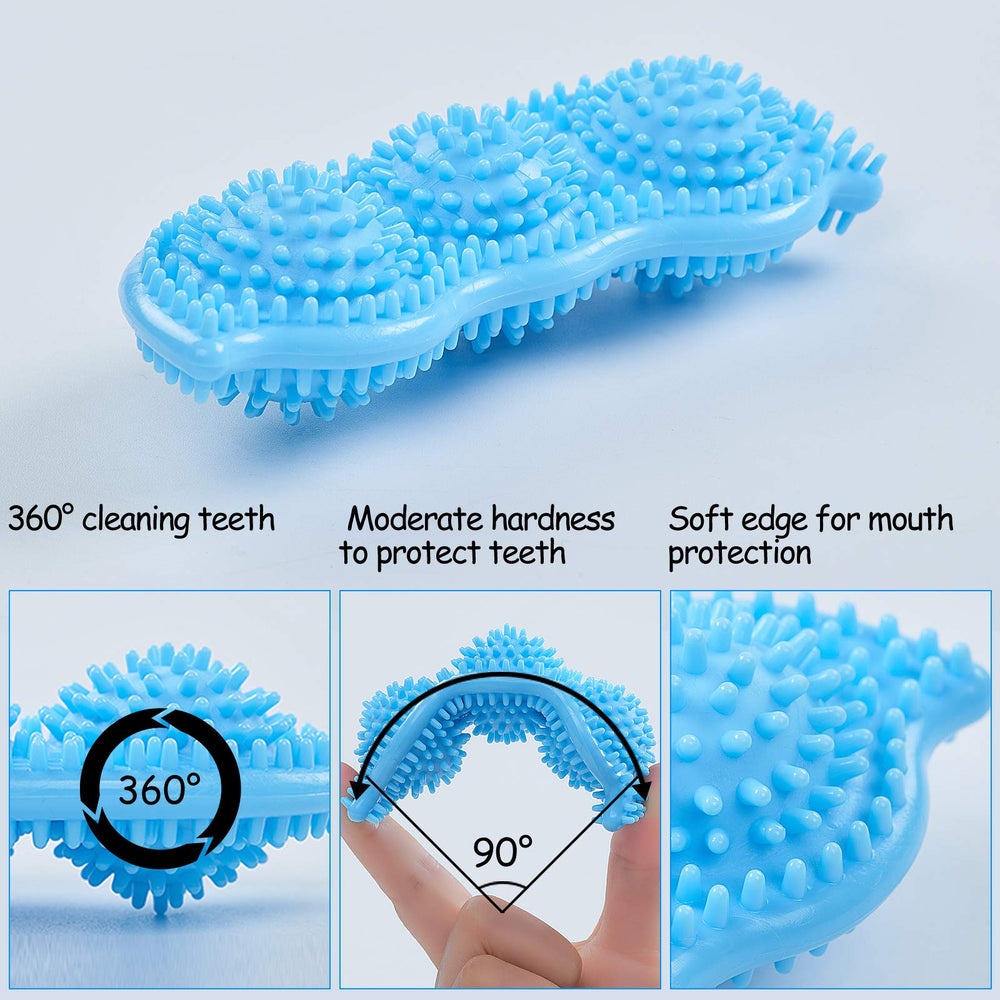Hurray: juguete-masticable-primer-plano, fácil de limpiar con agua.