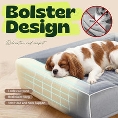 Cama hush-bone: cubierta lavable y desenfundable para limpieza rápida.