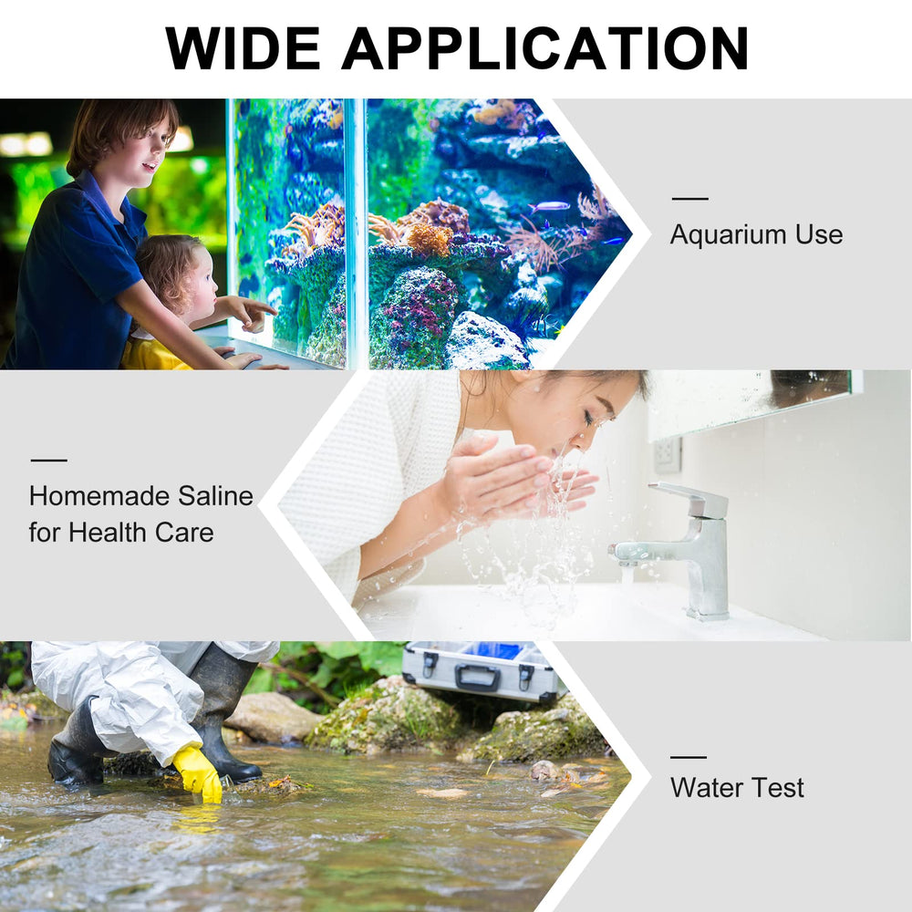 hygger acuario acrílico salinidad analizador ofrece lectura estable.