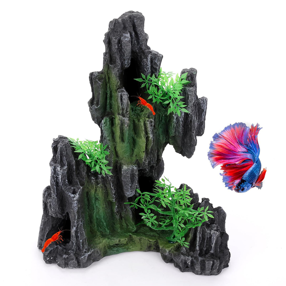 Hygger CO2 Rockery: vista de montaña para realzar el acuario