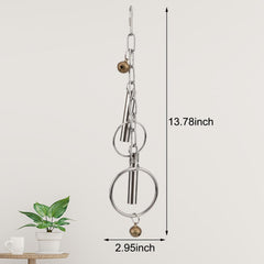 Juguete colgante Hypeety con cucharas y anillos para aves