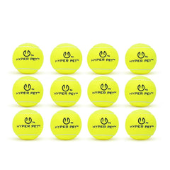 Hyper Pet bolas tenis para perros, paquete de 12, ideal para ejercicio diario.