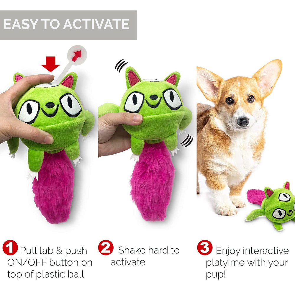 Hyper Pet Doggie Pal Monster, vibra suave durante el juego.