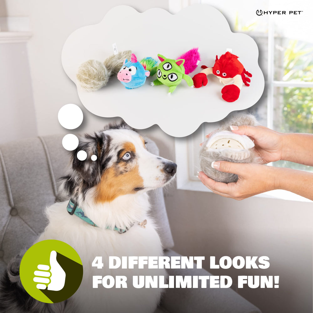 Hyper Pet Doggie Pal Unicorn peluche duradero para horas de juego.