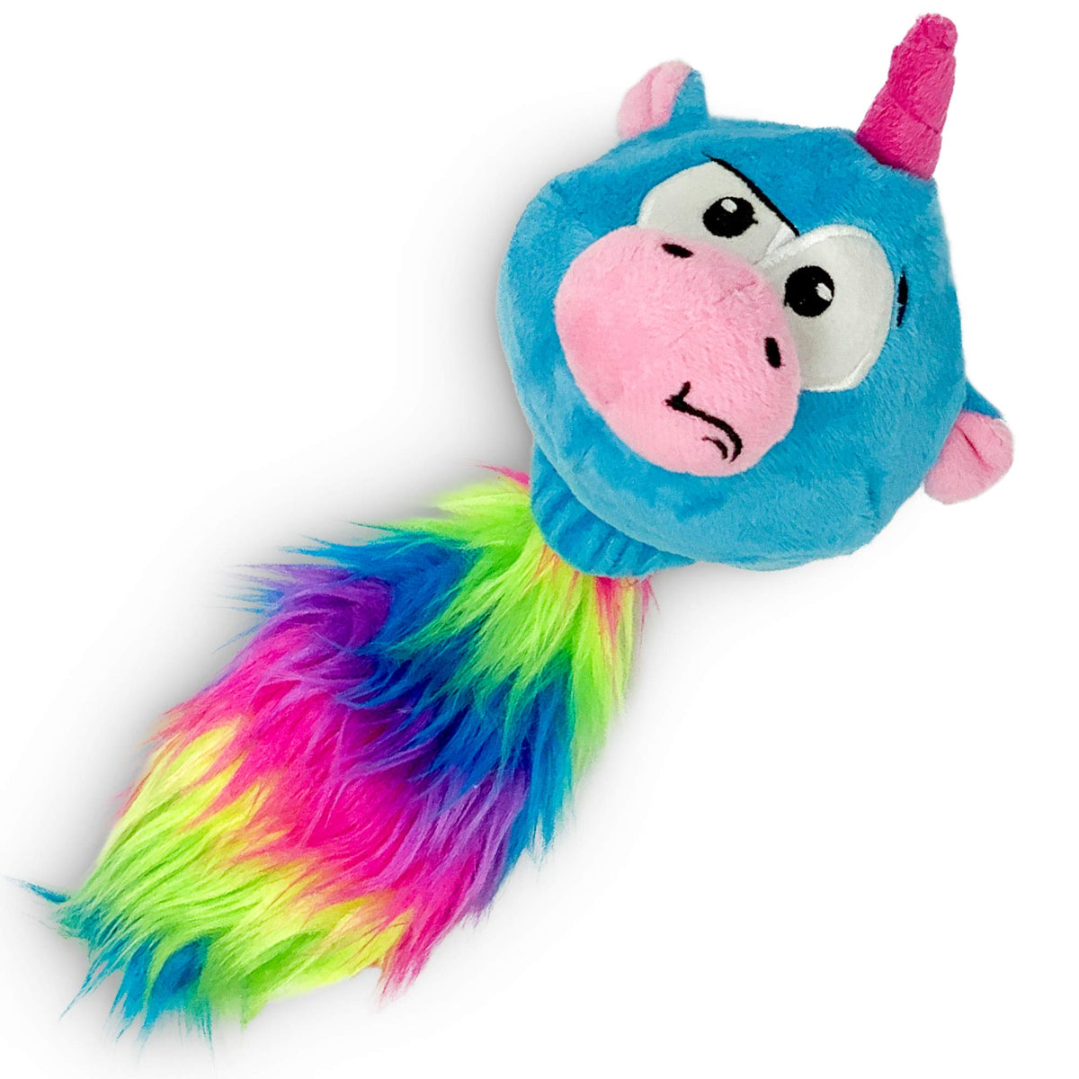 Hyper Pet Doggie Pal Unicorn peluche interactivo que se agita para estimular juego.