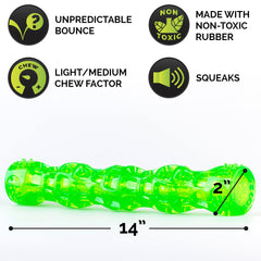 Hyper Pet Dura-Squeaks Juguete-Palo Flotante: ideal para juegos en agua
