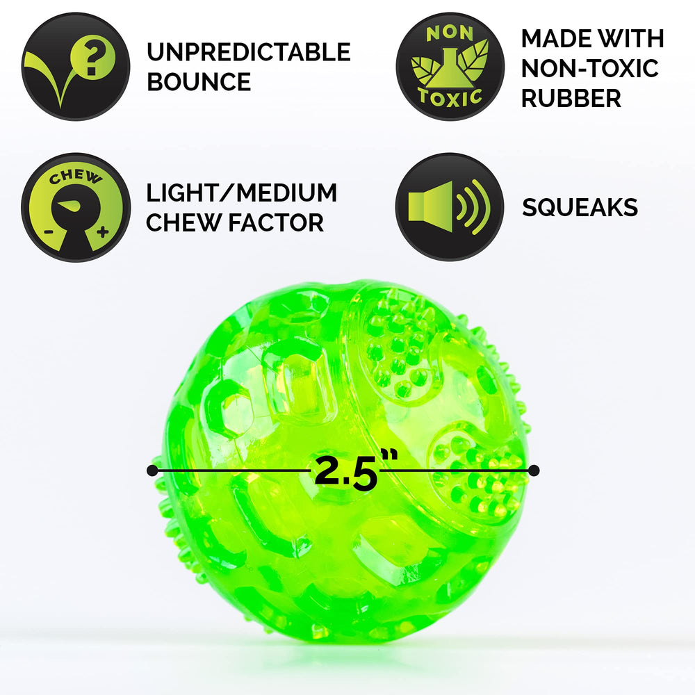 Hyper Pet DuraSqueak bola tamaño mediano para perros medianos