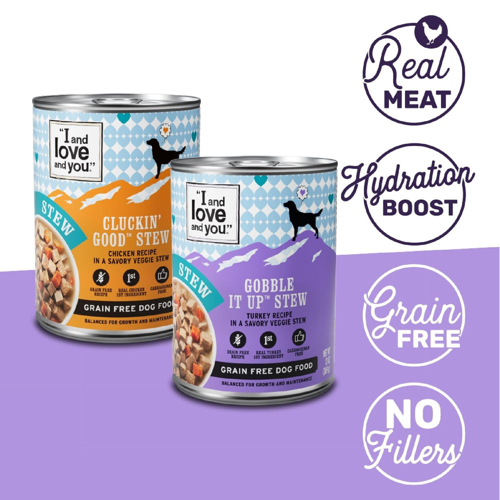 I AND LOVE AND YOU Flew The Coop: lata de pavo, alto contenido de proteína para perros activos.