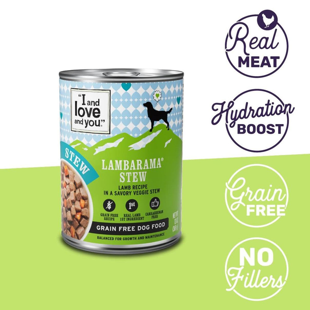 I AND LOVE AND YOU Lambarama Stew con proteína real de cordero.