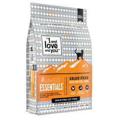 I and love and you Naked Essentials con pollo y pato, proteína de alta calidad para gatos activos.