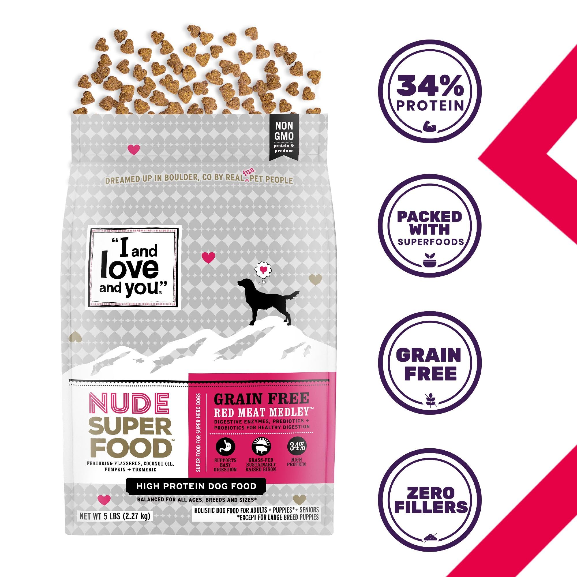 I and Love and You Nude Super Food ingredientes superfoods como calabaza, coco y cúrcuma.