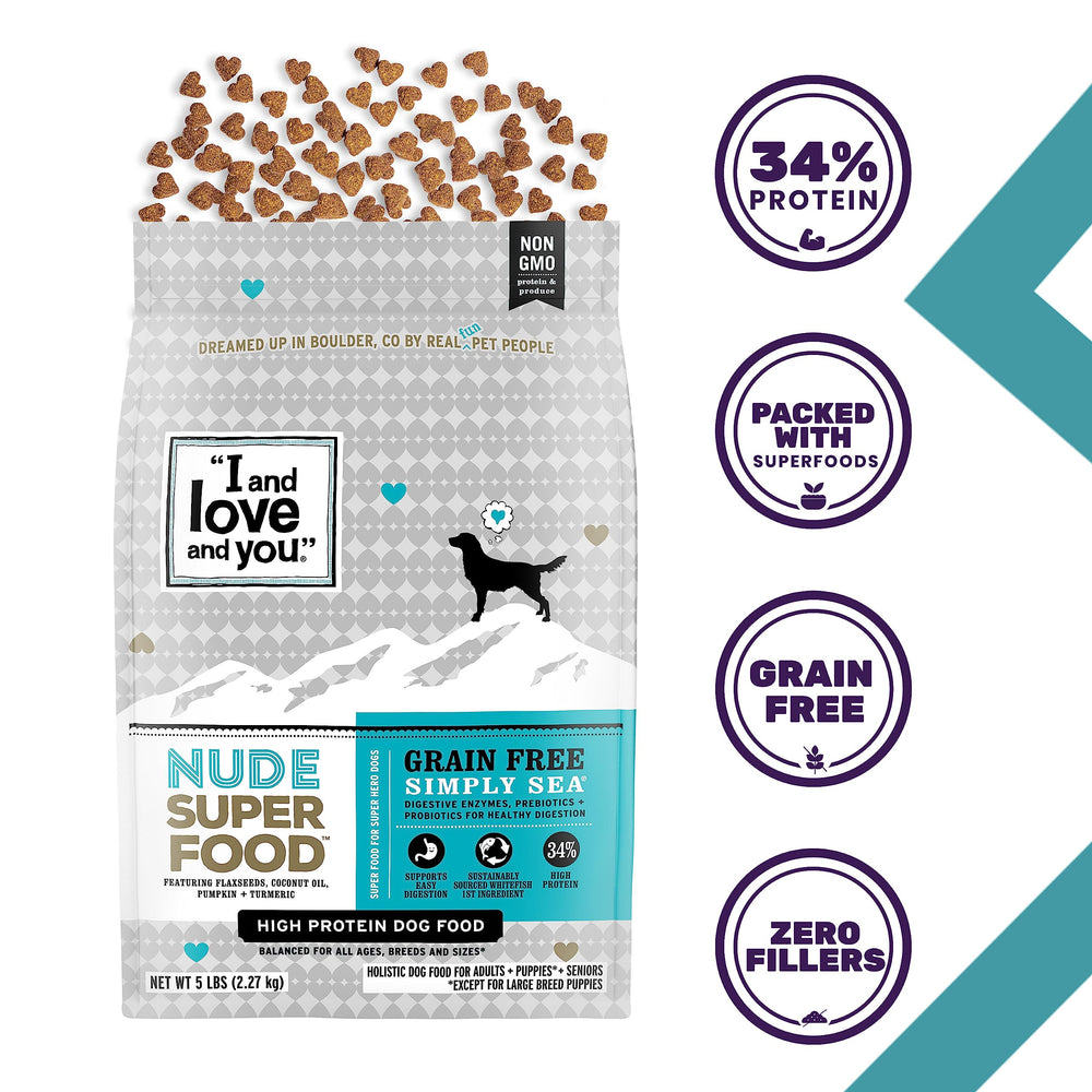 I and love and you Nude Super Food con salmón y fletán blanco, proteína real para músculos.