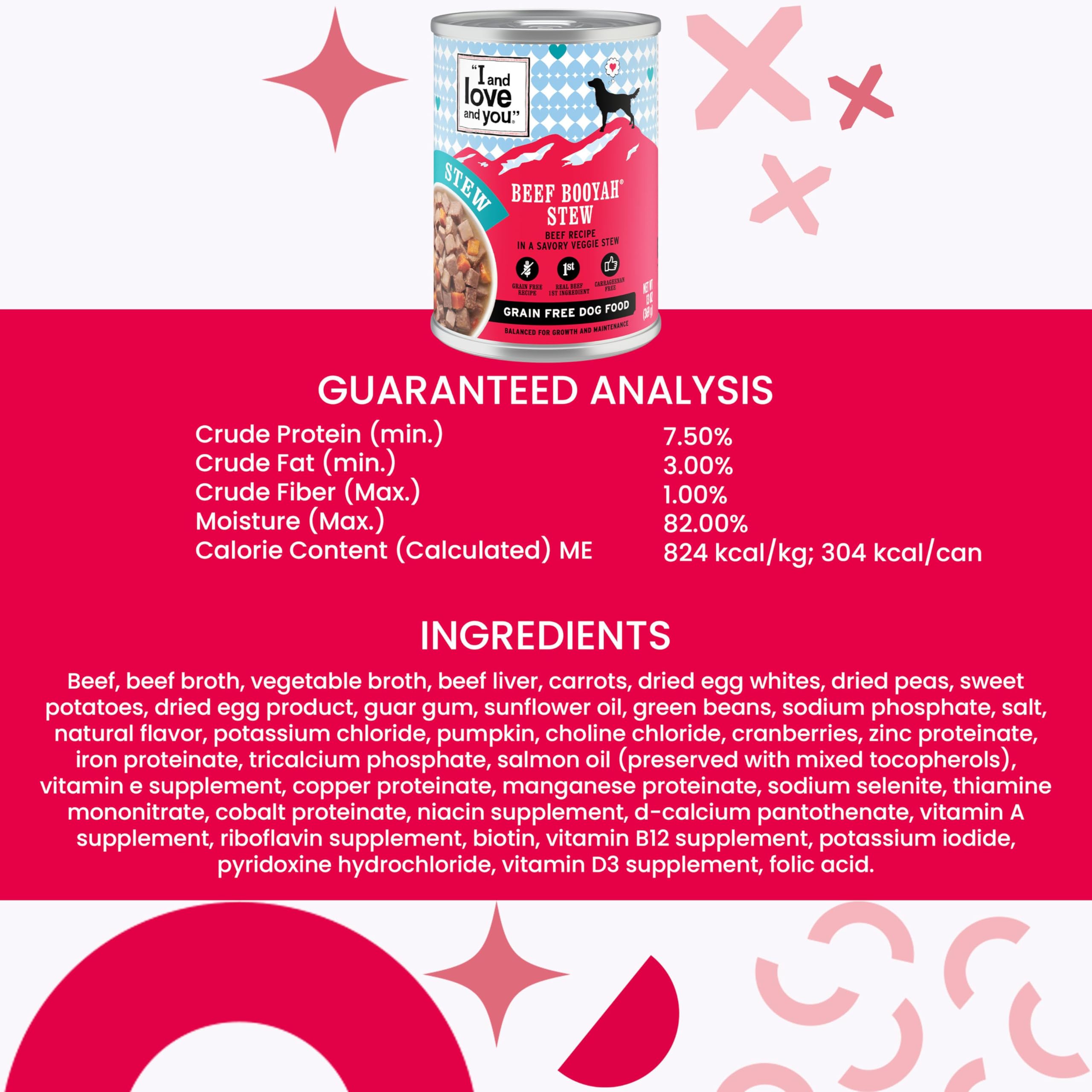 I AND LOVE AND YOU, plato rico en nutrientes para pelaje y piel saludables