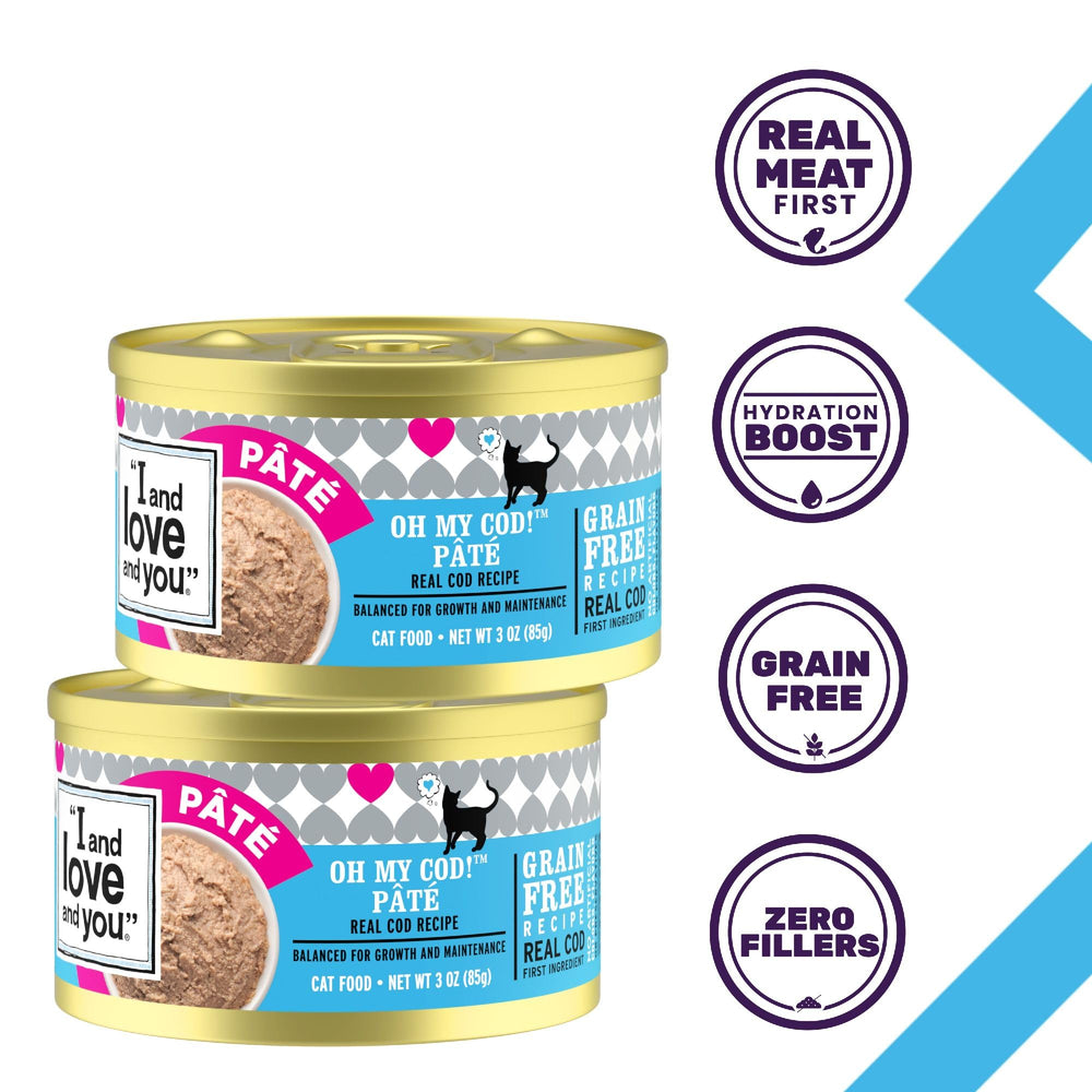 I and love and you Oh My Cod Pâté: sin granos para una dieta simple y digestible.