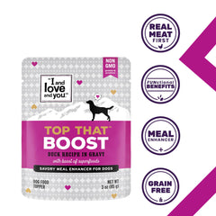 I and love and you Top That Boost: proteína no GMO para una dieta limpia.