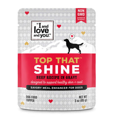 I and love and you Top That Shine, sobre con res en salsa, para saborear.