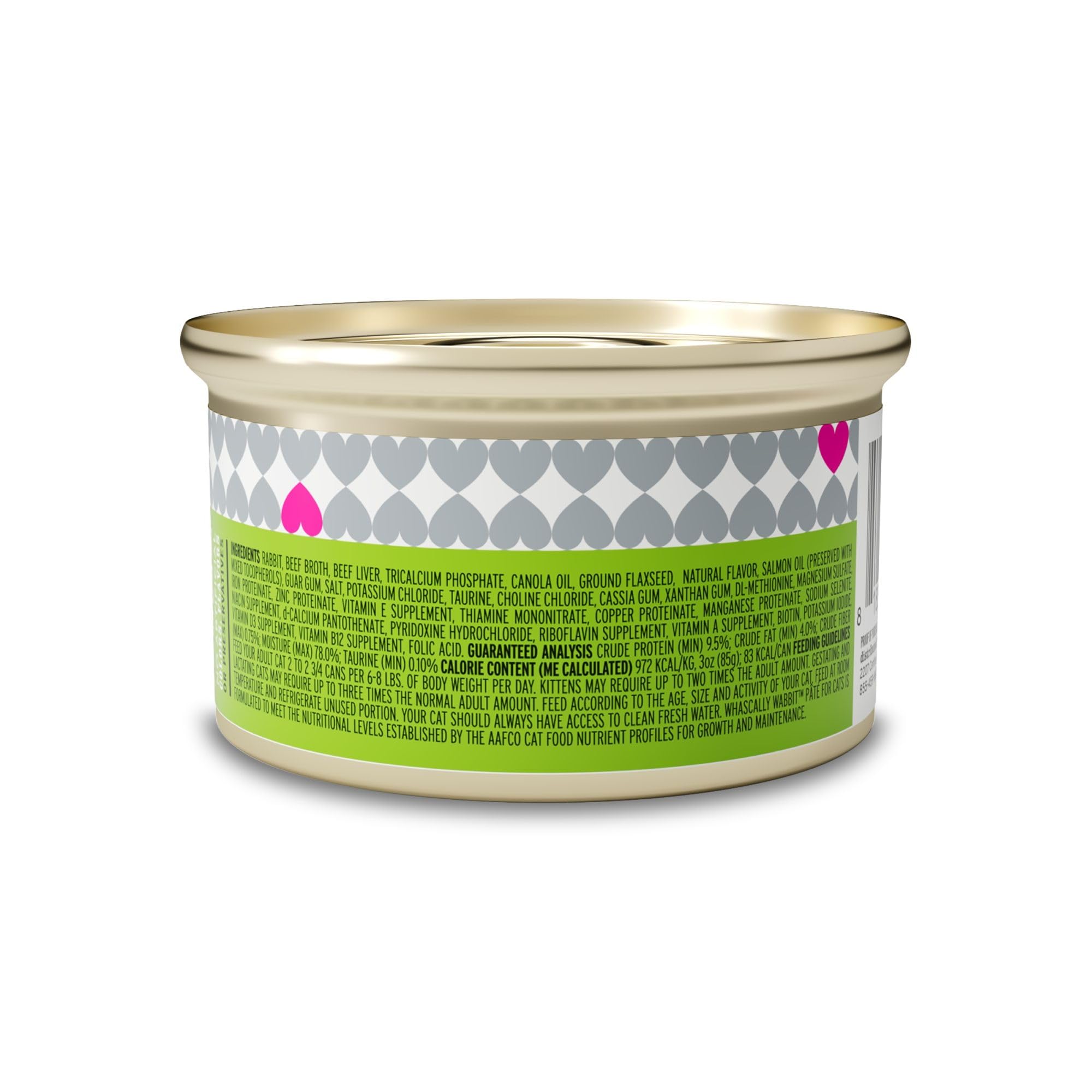 Textura suave de Whascally Wabbit Pâté para bocas delicadas