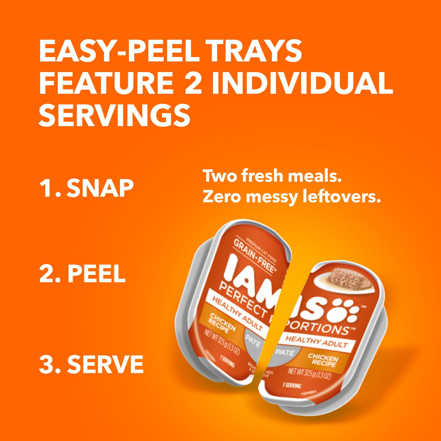 IAMS pate gato sin granos pollo: receta sin granos.