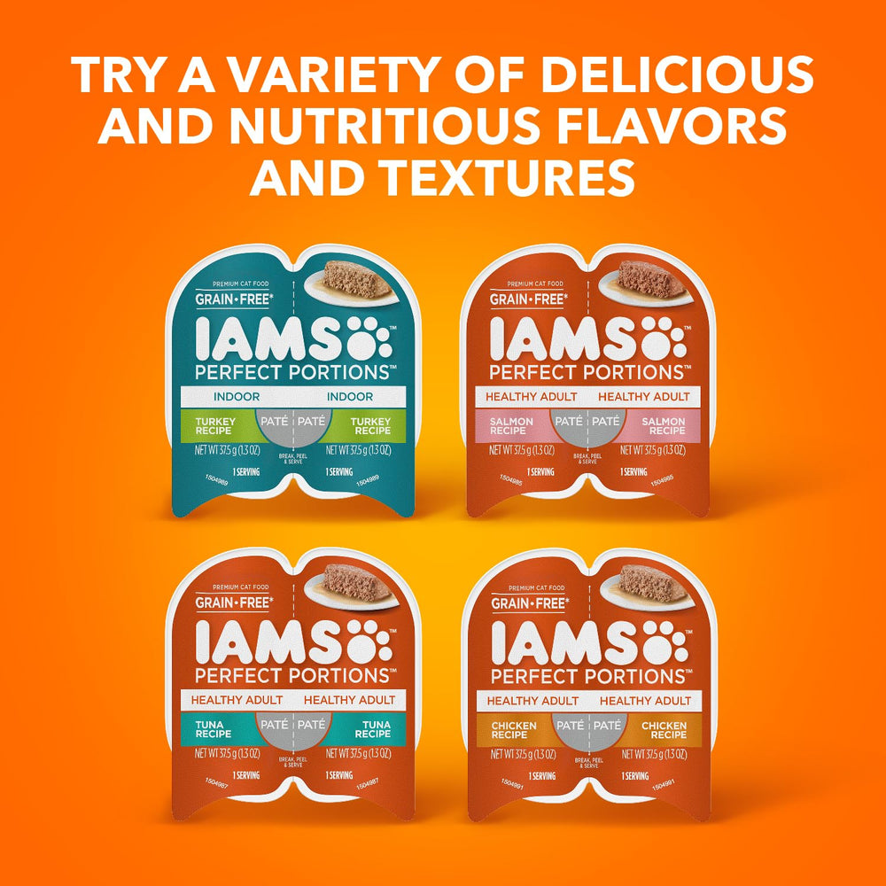 IAMS Perfect Portions: dos comidas fáciles, sin desorden.
