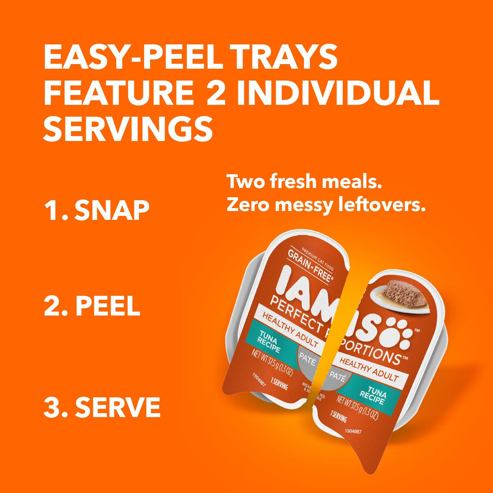 Paté de Atún de IAMS sin grano ni conservantes.